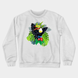 Amazon Jungle Toucan Crewneck Sweatshirt